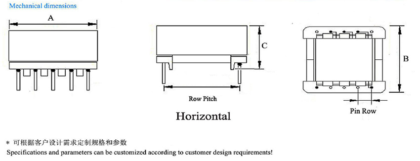 High Frequency Flyback Transformer