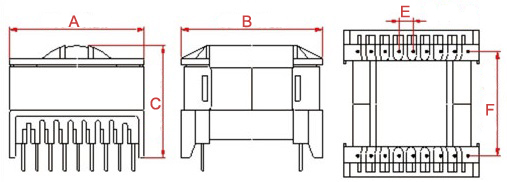 ETD44 High Frequency Transformer