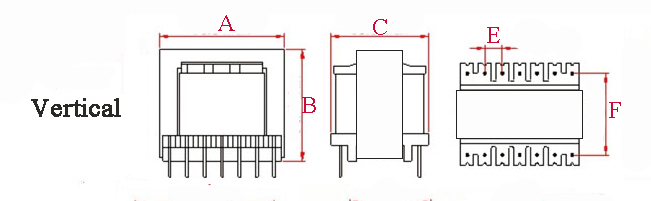 EI35 isolated transformer